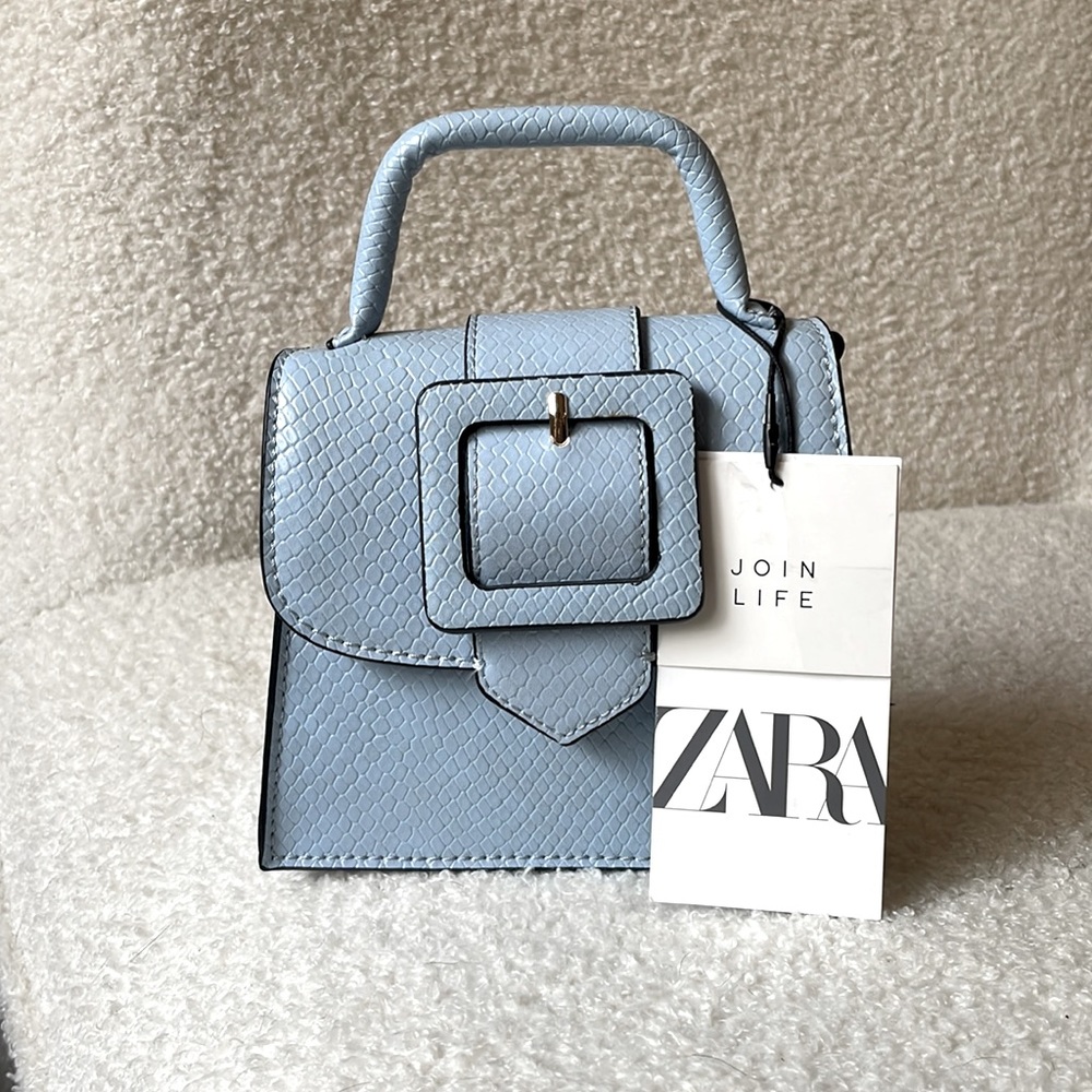 Zara Mini Crossbody Light Blue
